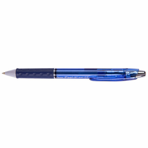 pentel ручка шариковая feel it 1 0 мм bx490 bx490 a черный цвет чернил 1 шт Pentel Ручка шариковая автоматическая IFEEL-IT! 0,7 мм d 0.7 мм 12 шт. BX477-C синие чернила