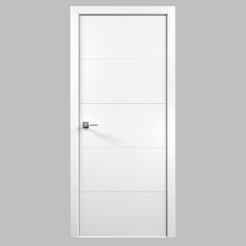 Дверь межкомнатная комплект, белая, 70 см