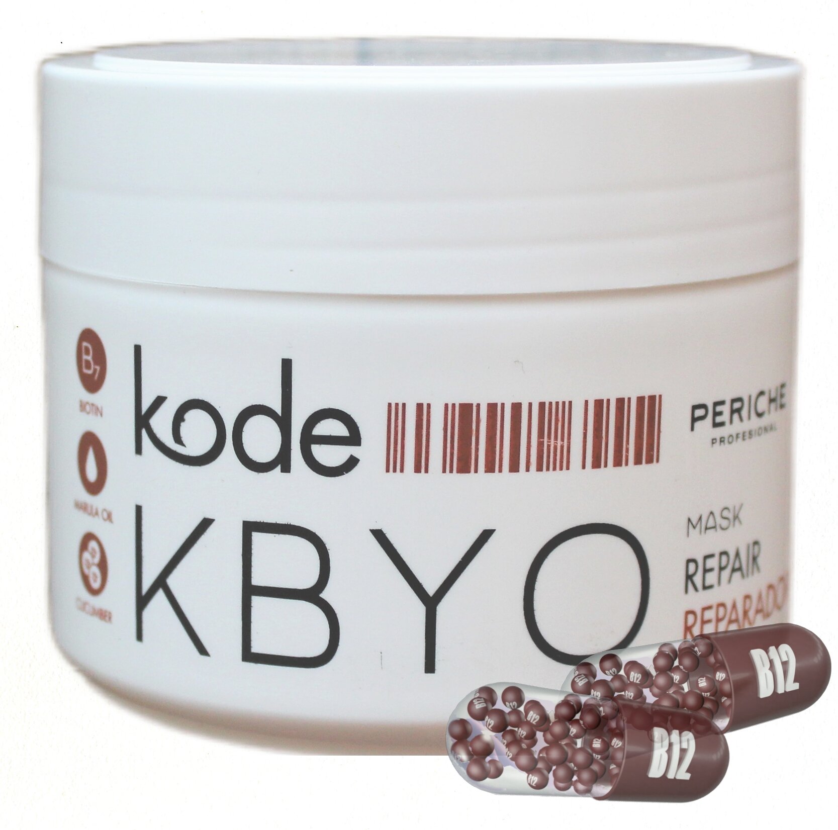 PERICHE PROFESIONAL Kode маска для волос с биотином KBYO, 250 мл