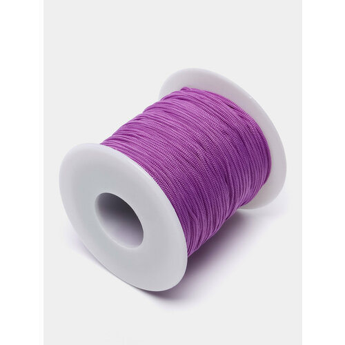 Шнур нейлоновый для плетения браслетов Шамбала, макраме 1 мм и 5 м шнур нейлоновый витой 5 мм 5 метров для шитья рукоделия браслетов цвет серебристо сливочный