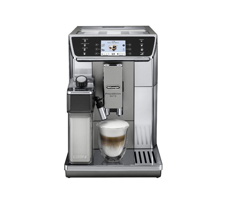 Кофемашина De'Longhi PrimaDonna Elite ECAM 650.55.MS, металл/черный