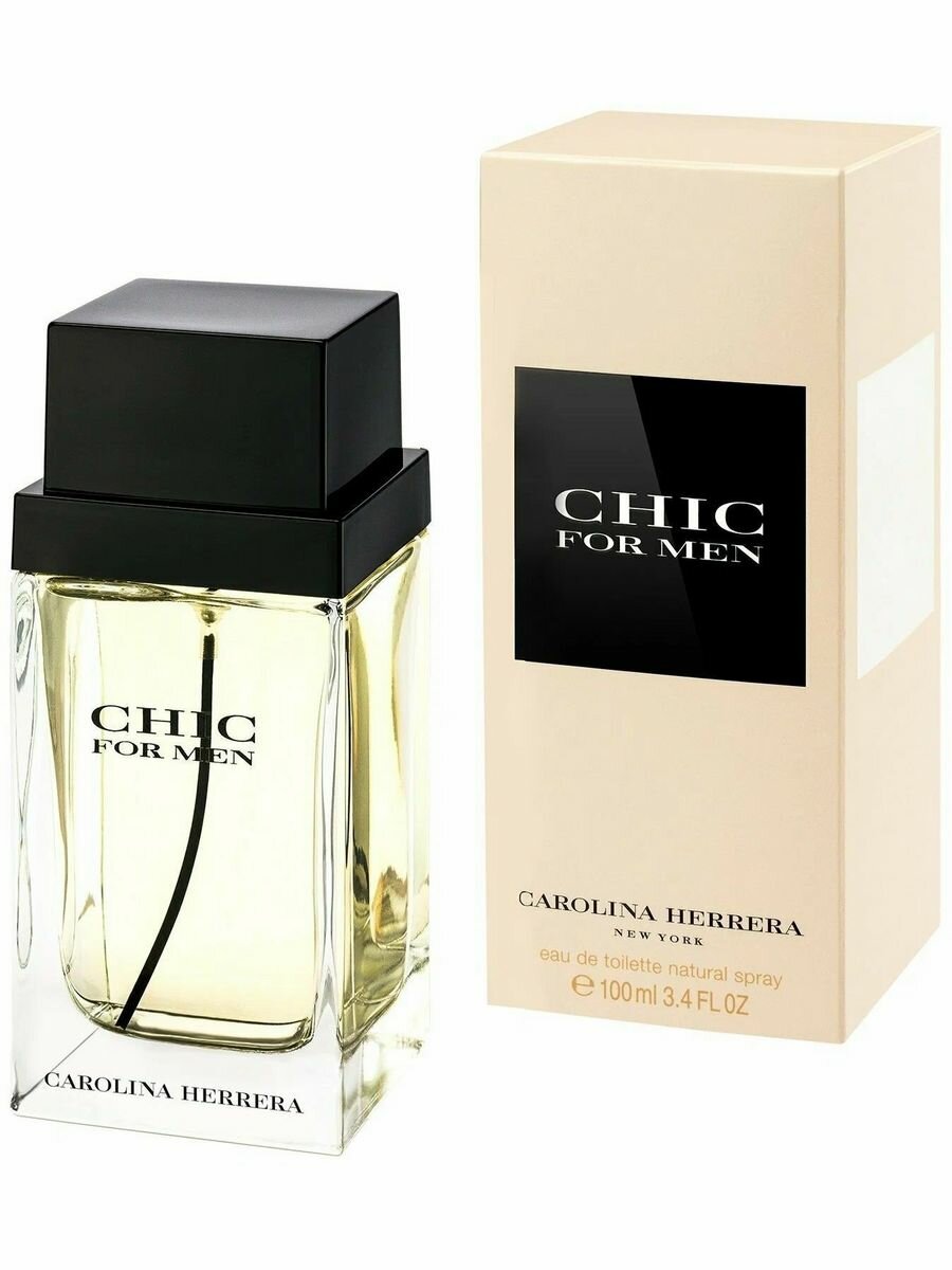CAROLINA HERRERA туалетная вода Chic for Men, 100 мл, 100 г