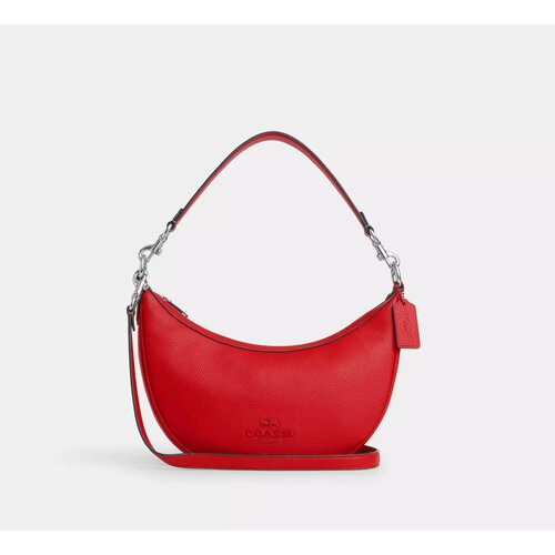 Сумка барсетка Coach, красный женская кожаная сумка bucket tuscany leather tl bag tl142146 коньяк