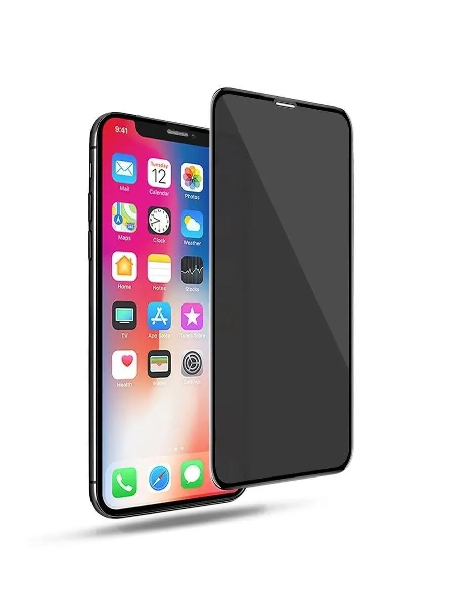 Защитное стекло Антишпион для iPhone 11 / iPhone XR — фото 1