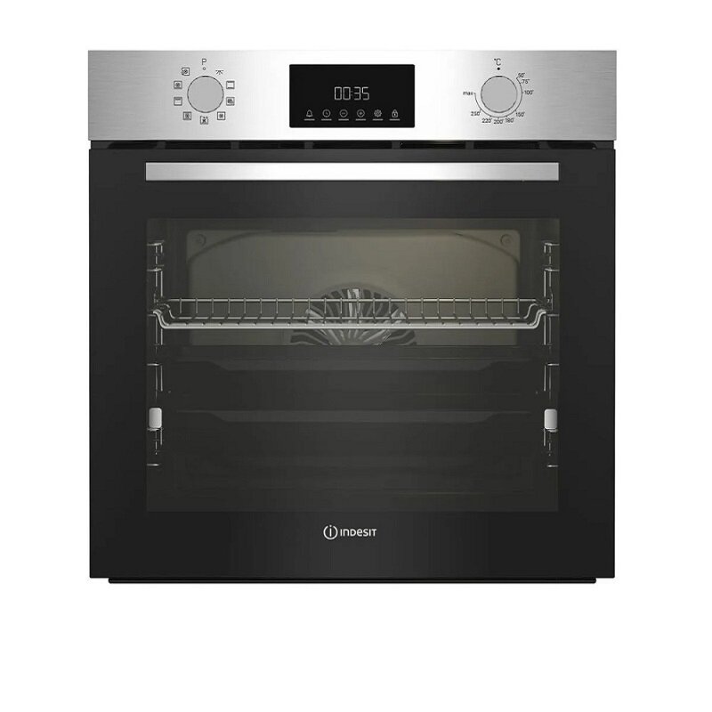 Встраиваемый духовой шкаф Indesit IFE 3841 J IX stainless steel