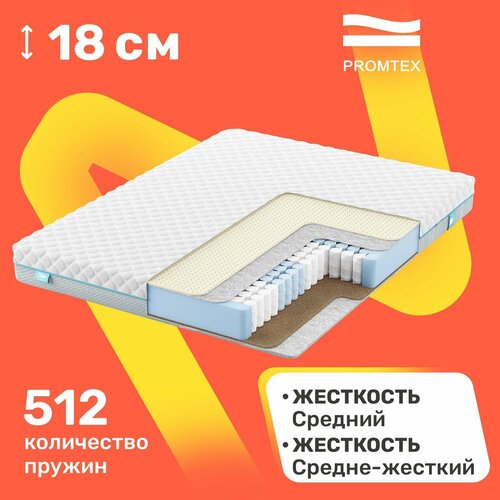 Матрас с независимыми пружинами PROMTEX Soft Combi 1 70x200