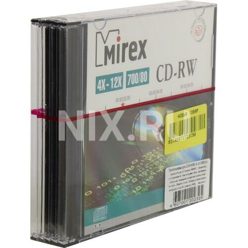Диск CD-RW Mirex 202325