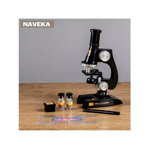 Микроскоп Юный биолог кратность увеличения 450х 200х 1 1188₽