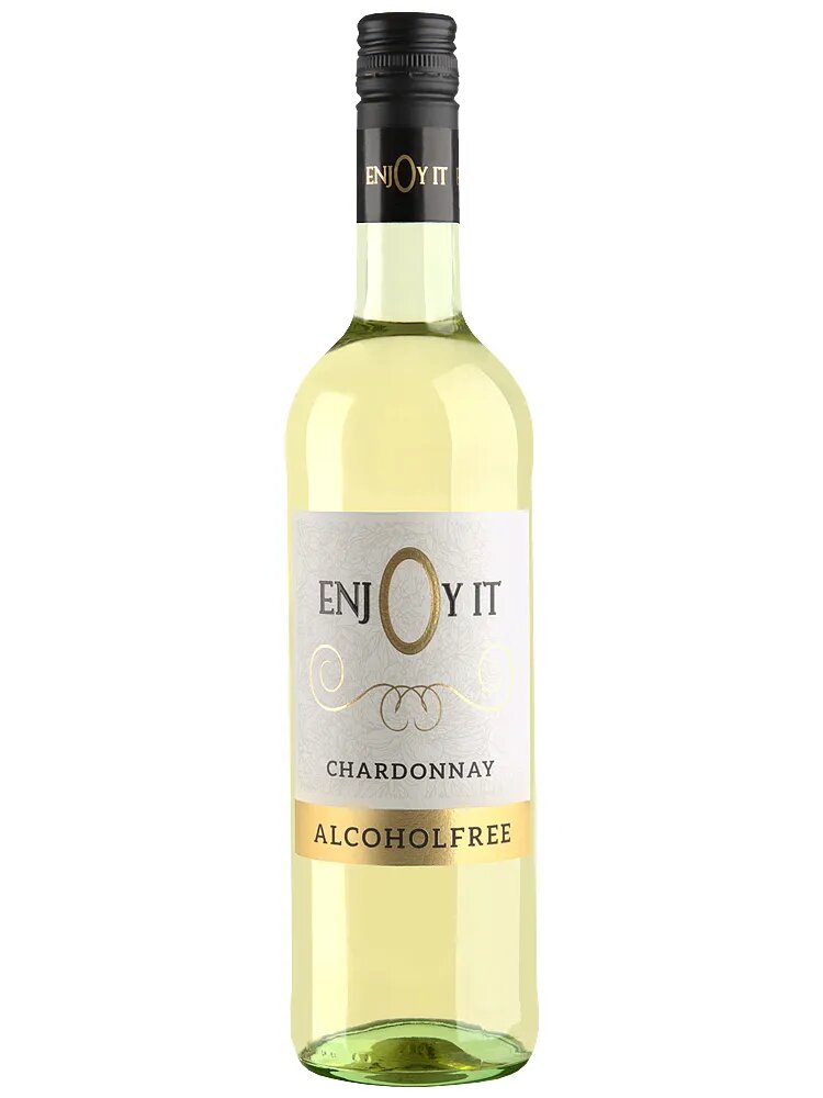 Вино безалкогольное "EnjOy it Chardonnay ЭнджОй Ит Шардоне" 2023 белое полусладкое 0,75 л