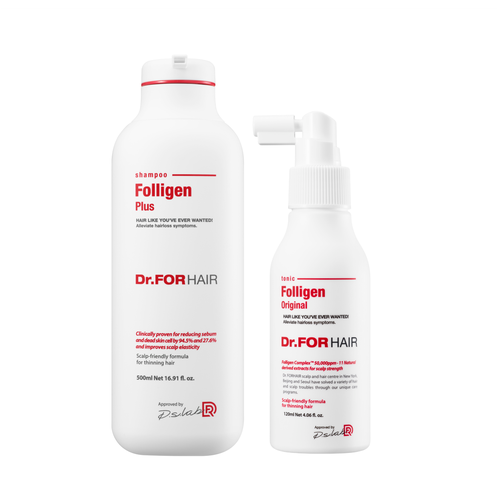 Набор против выпадения волос шампунь и тоник Dr For Hair Folligen 500 мл 120 мл 4505₽