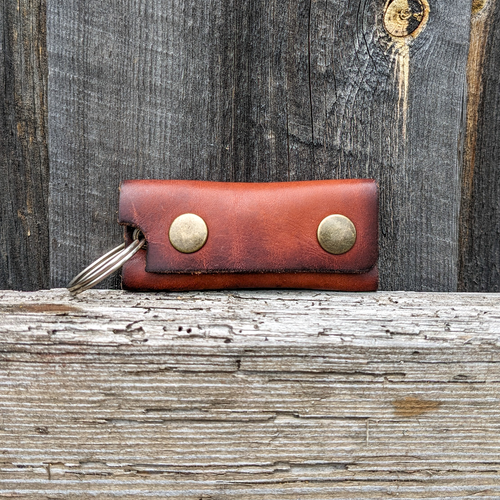 Монетница March Leather, фактура гладкая, матовая, коричневый