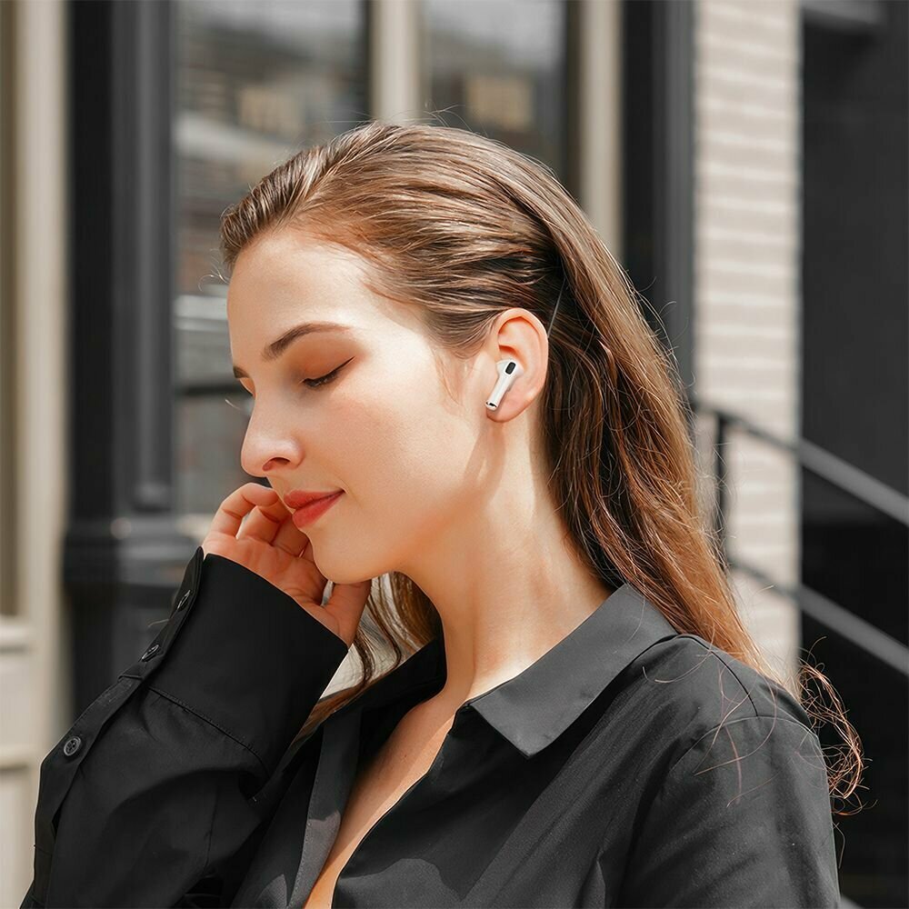 TWS гарнитура HOCO EW58 BT 5.3, вкладыши (белый) — фото 1