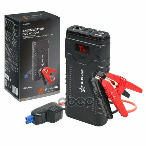 Аккумулятор Пусковой 16000Мач 592Втч 1000А 148V Умные Провода Пуск Двс 50D Кейс AIRLINE арт AEAB007 16320₽