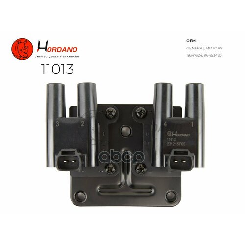 Катушка Зажигания Chevrolet Lacetti J200 Хэтчбэк 0305- 16 16 V Hordano арт 11013 2440₽