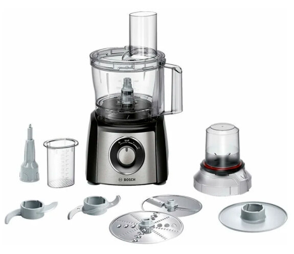 фото Кухонный комбайн Bosch MCM3401M 800Вт черный/нержавеющая сталь