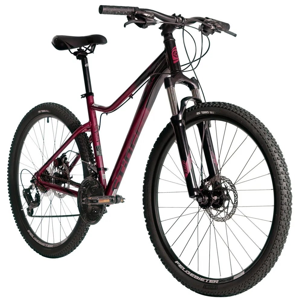 фото Велосипед STINGER 27.5" LAGUNA EVO красный, алюминий, размер 19"