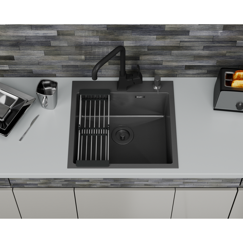 Кухонная мойка DK нержавеющая сталь графит DKS505006 20505₽