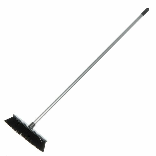 Щетка для пола пластик 21х7х120 см с черенком графит Bossclean 20-1369-11 814₽