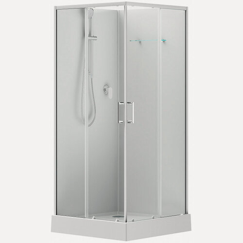 Изображение товара Душевая кабина Aquanet Passion EVO S White 90х90 281963 без гидромассажа