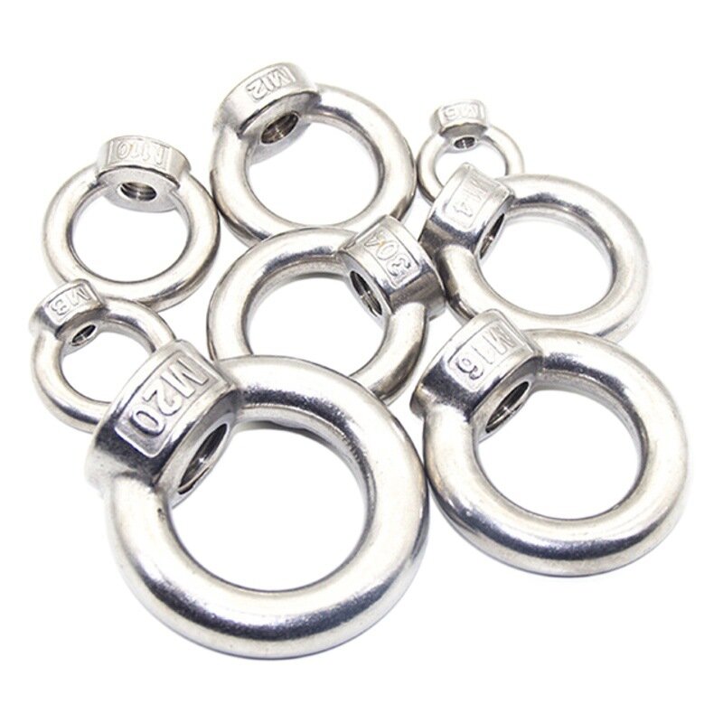 фото Гайка кольцевая, нержавеющая сталь, 500 штук