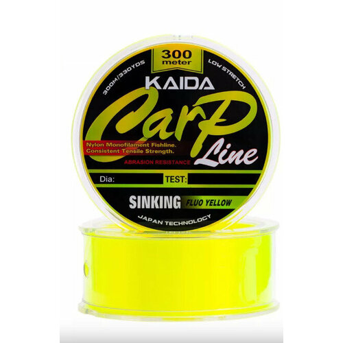 Монофильная , карповая леска для рыбалки Kaida Carp Line 300m 0,234мм 4,6kg