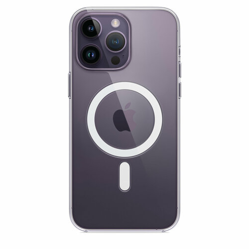 Clear case for iPhone 14 Pro Max with MagSafe / Чехол для айфон 14 Про Макс прозрачный с Магсейф бесцветный, прозрачный