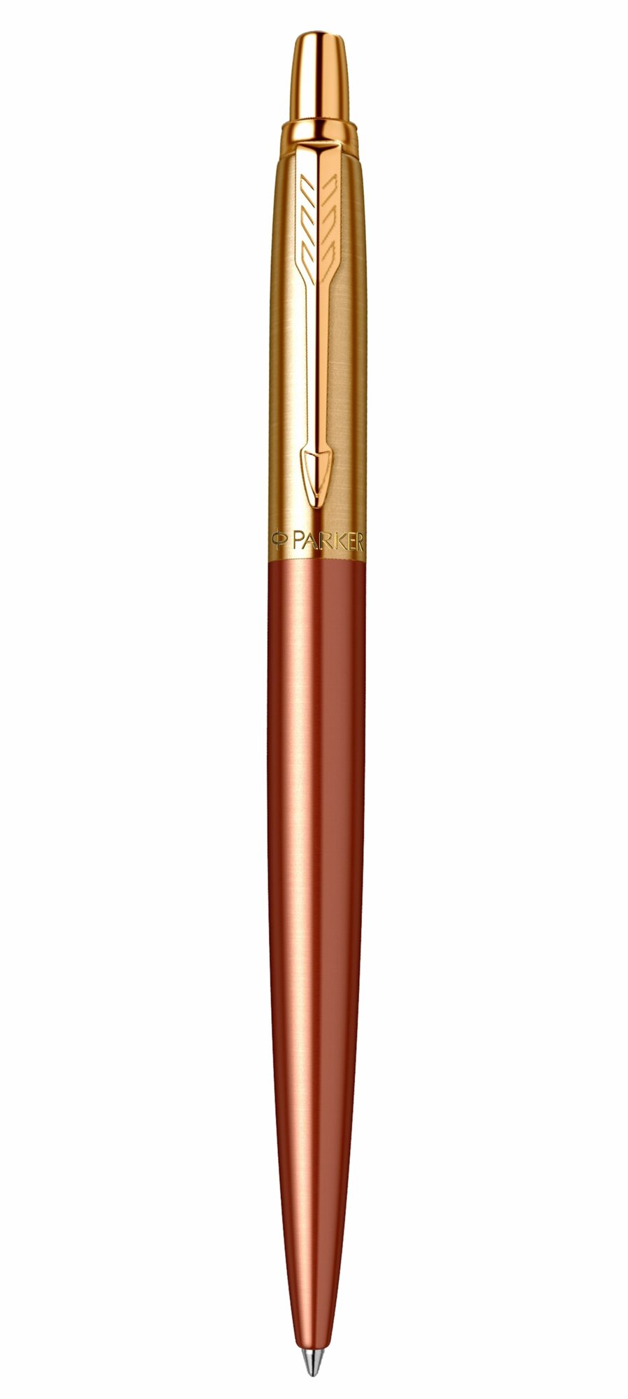 Шариковая ручка Parker Jotter 70th Anniversary Orange GT, стержень: M, цвет чернил: синий, в подарочной упаковке