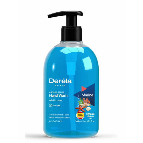 DERELA Жидкое мыло для рук морское Marine 500 мл