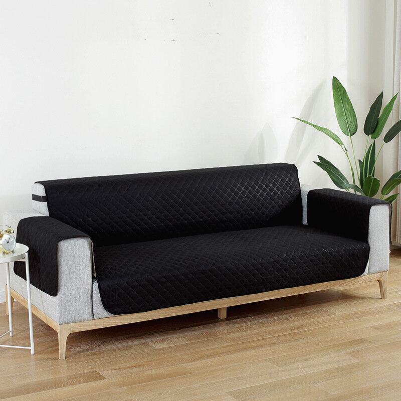 Чехол для дивана Amazon Hot Style, нескользящий, водонепроницаемый, черный, 23x76 дюймов