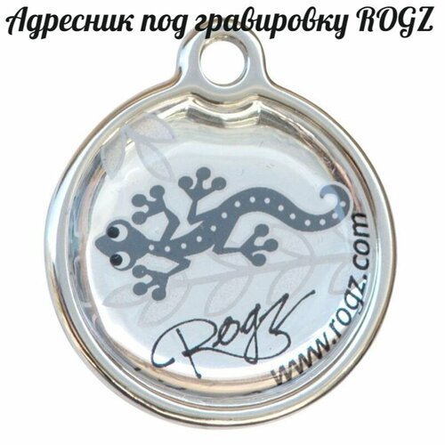 Адресник для собак Fancy Dress ROGZ Серый 2 см