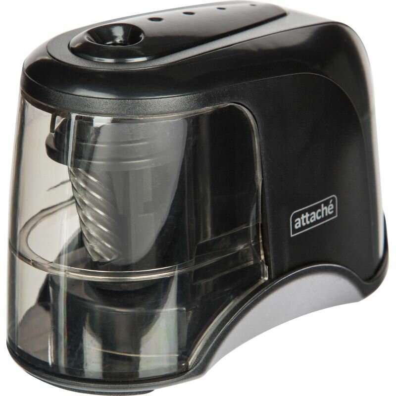 Attache Точилка для карандашей, электрическая, черная