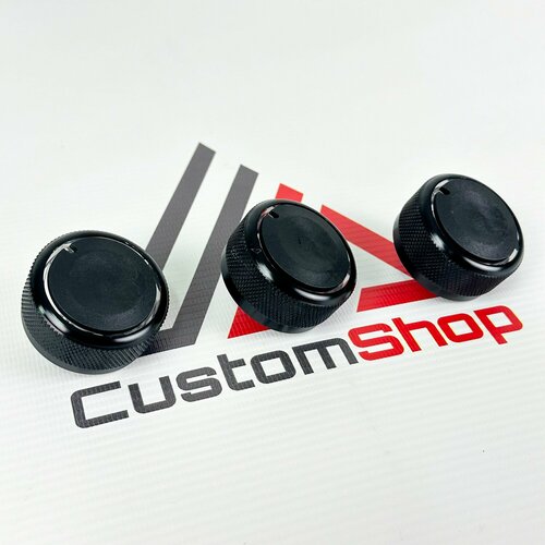 Ручки регулировки отопителя Chevrolet Niva 2123 черный лак