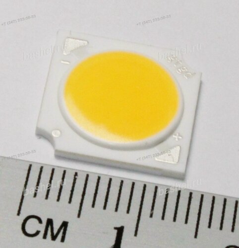 Изображение товара COB-5W 500Lm, 3000k, 320mA, 15-17V, 13x13x1.5mm ARPL-5W-GES-1313-WW Warm, Мощный светодиод, Arlight