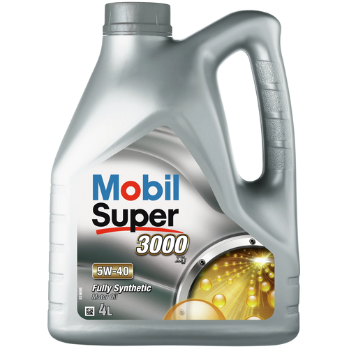 Полусинтетическое моторное масло MOBIL Super 3000 X1 5W-40 4 л 1 шт 5950₽