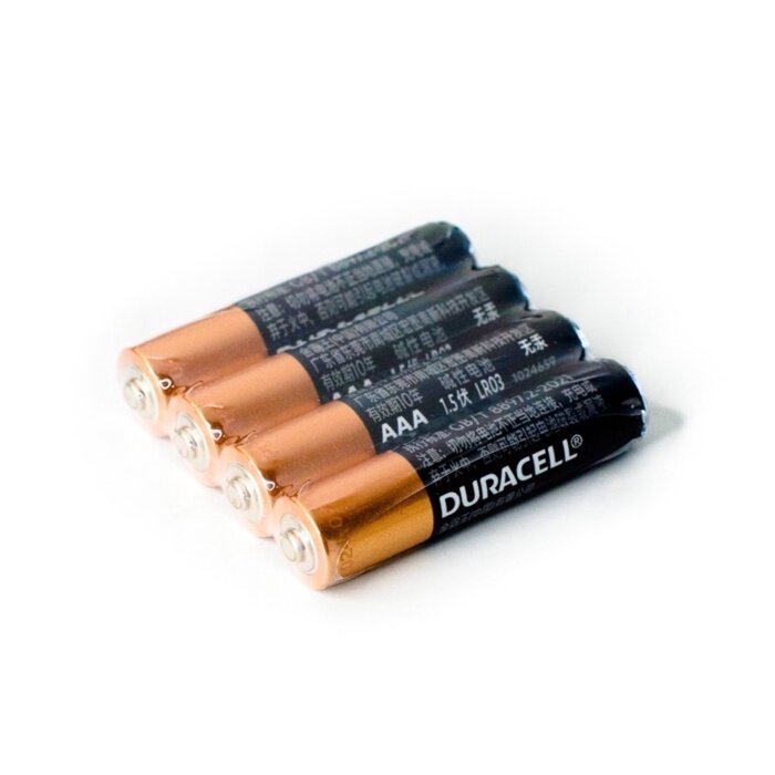 Батарейка алкалиновая Duracell Basic AAA (CH) LR03-4S 1.5В спайка 4 шт