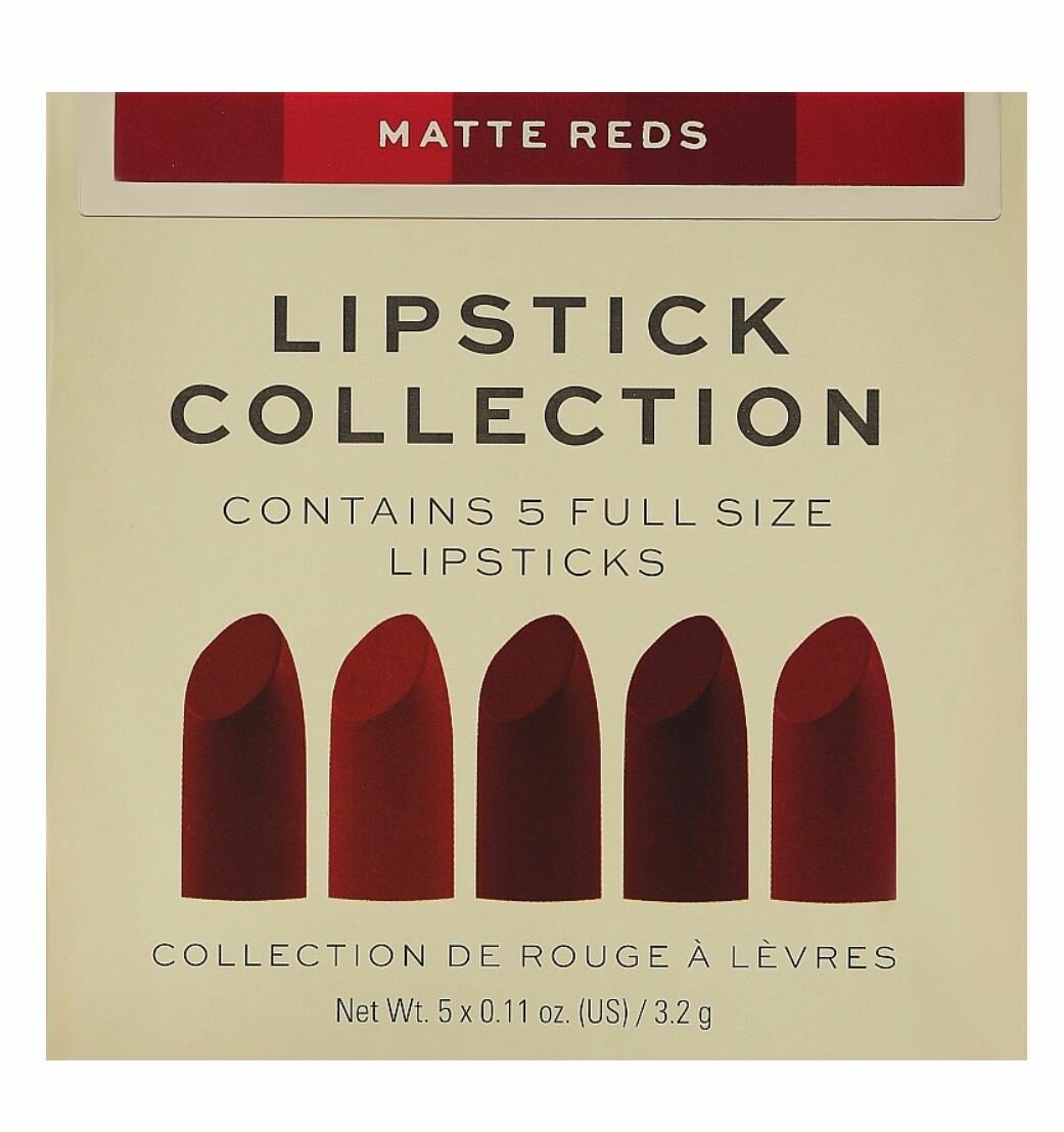 Revolution Pro Набор из 5 помад для губ Lipstick Collection Matte Reds 1 шт