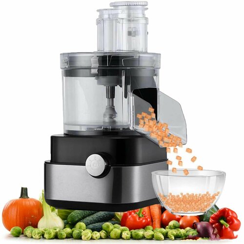 Высококачественная машина для фруктов и овощей - нарезка шинковка и кубики - эффективный и универсальный кухонный инструмент10 аксессуаров 28996₽