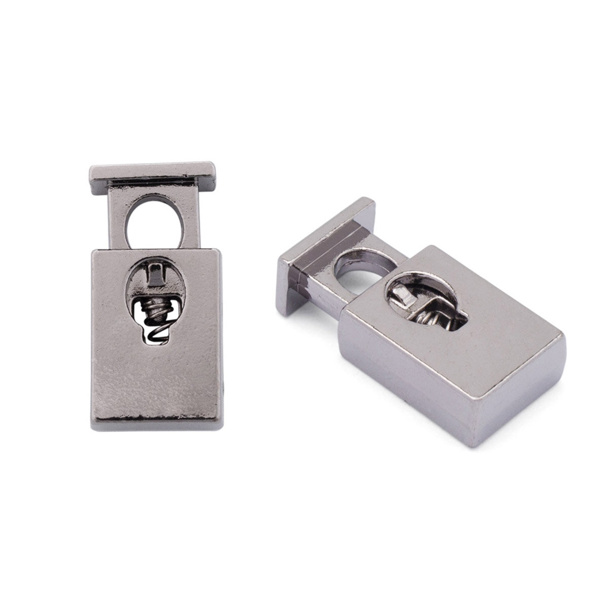2AR009 JX-T097 Стопор 'Цилиндр' 1отв, 20мм, металл (черный никель), 20 шт