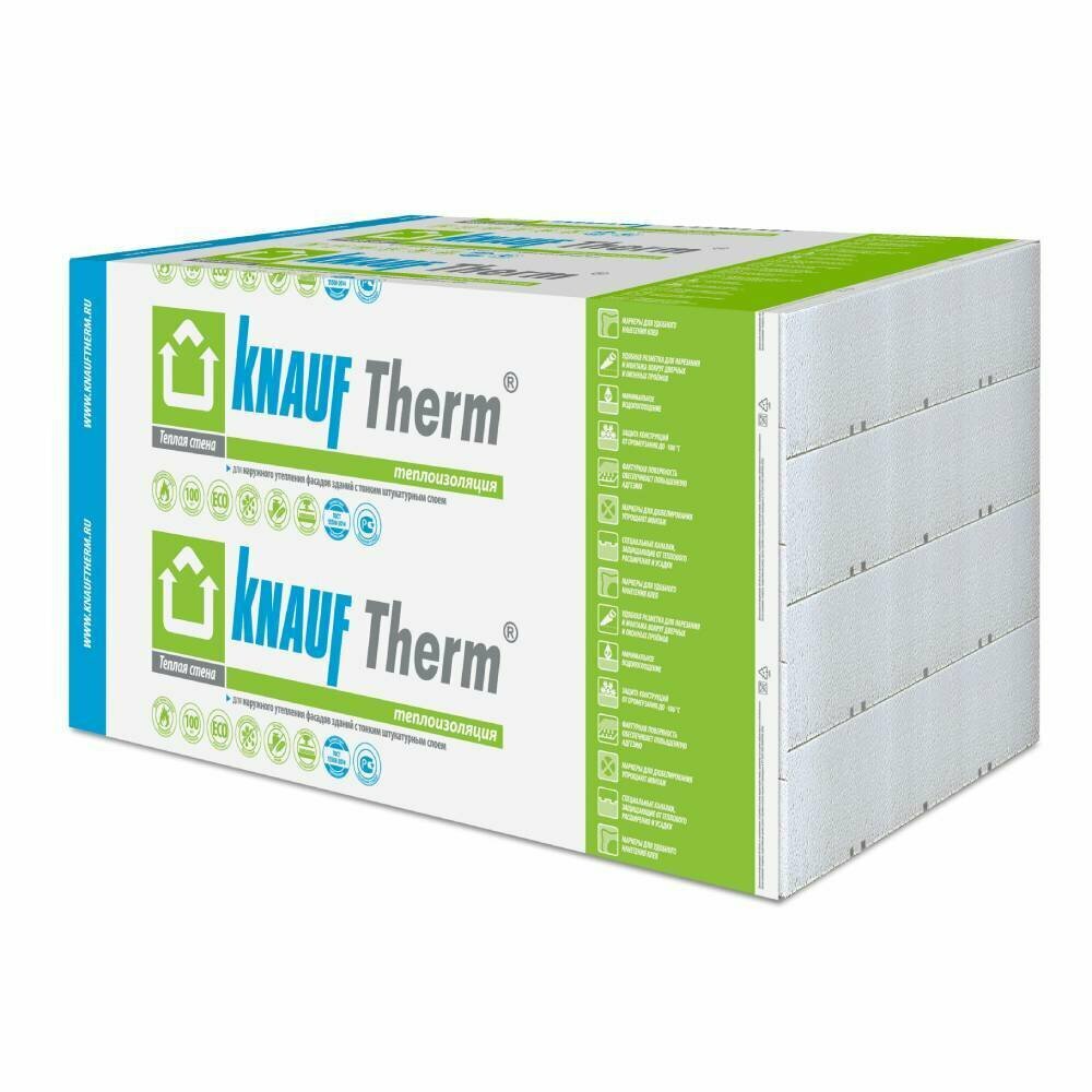 Пенополистирол Knauf Therm Теплая стена 150х600х1200 мм 2 88 кв  м
