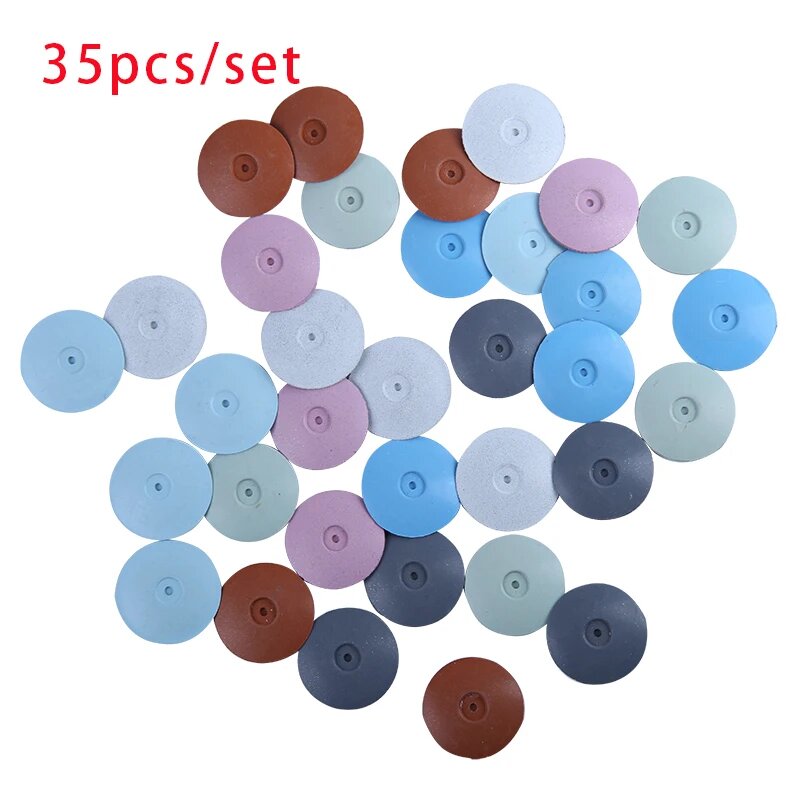 35 шт./70 шт, резиновые полировальные диски для ювелирных изделий, 35pcs