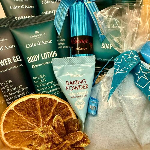 Подарочный набор Снежный блюз косметики на 14 февраля День Рождения для сестры для мамы для дочери для жены для любовницы 2600₽