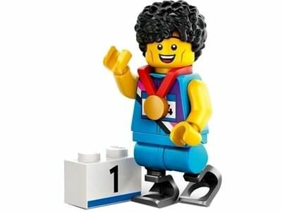 Минифигурка LEGO Minifigures 71045 Series 25 Спринтер