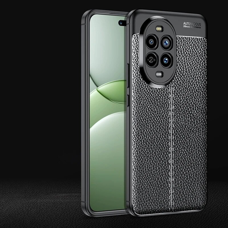 Чехол для Huawei Nova 13 Pro, новый противоударный чехол из мягкой кожи из ТПУ, чехол для Huawei Nova 13 Pro, чехол для Huawei Nova 13 Pro Fundas, Black, For Nova 13 Pro