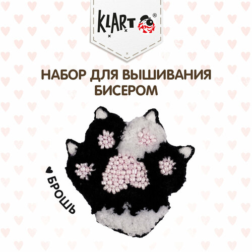 фото Набор для вышивания "klart" 10-034 "брошь. острые коготки"
