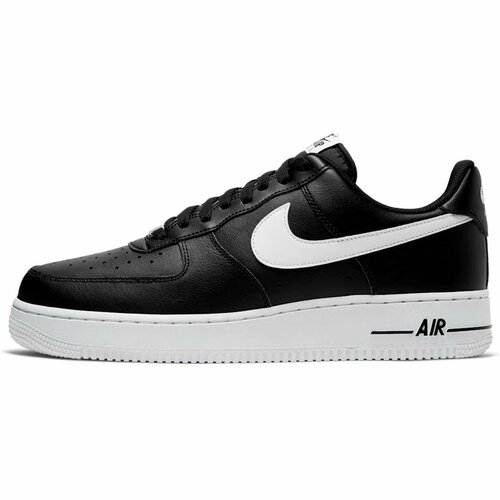 фото Кеды nike air force 1 '07, полнота f (eu)/ на среднюю стопу, размер 10,5 us, черный