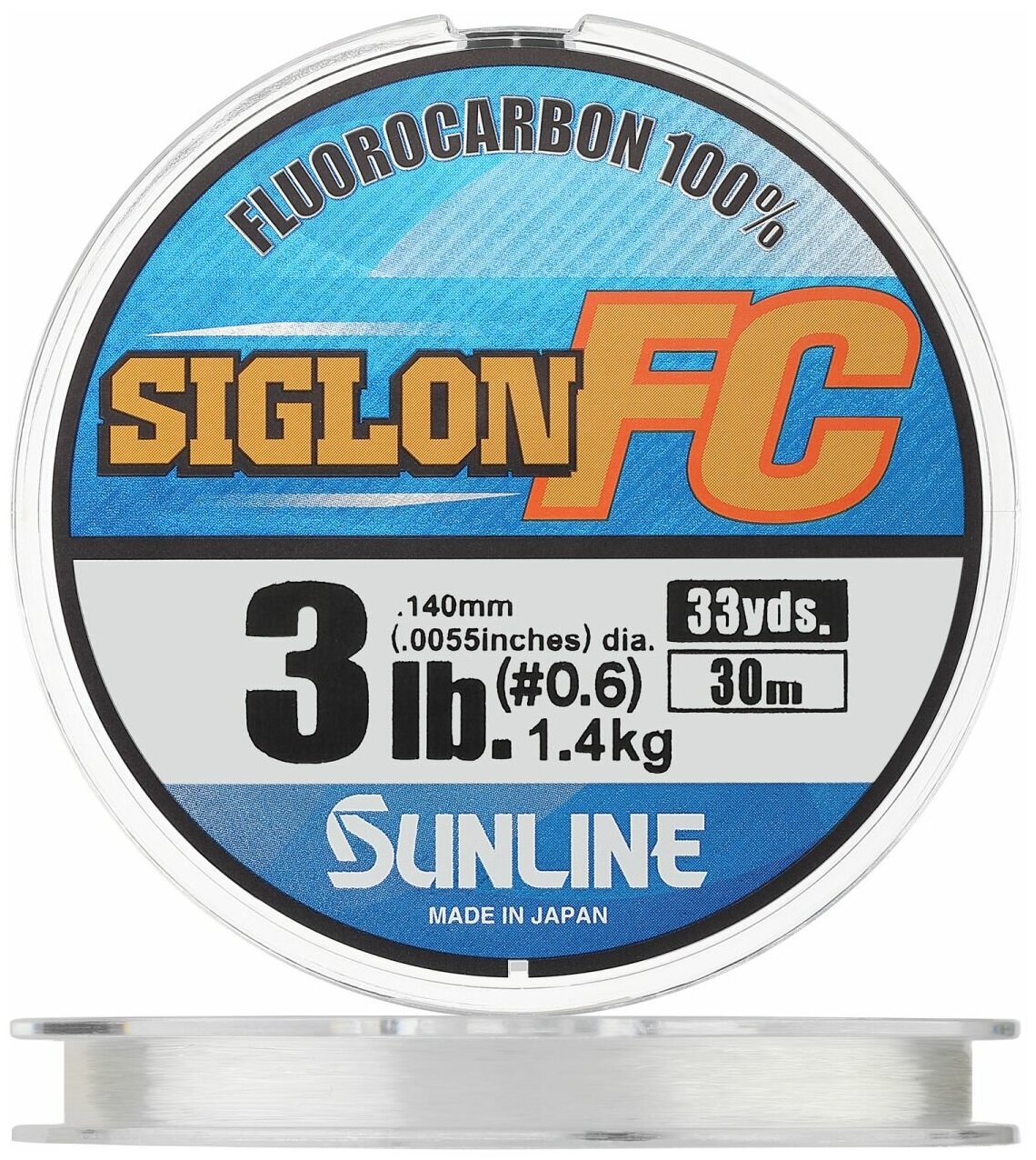 Флюорокарбоновая леска Sunline Siglon FC 2020 0,14мм 30м (clear)