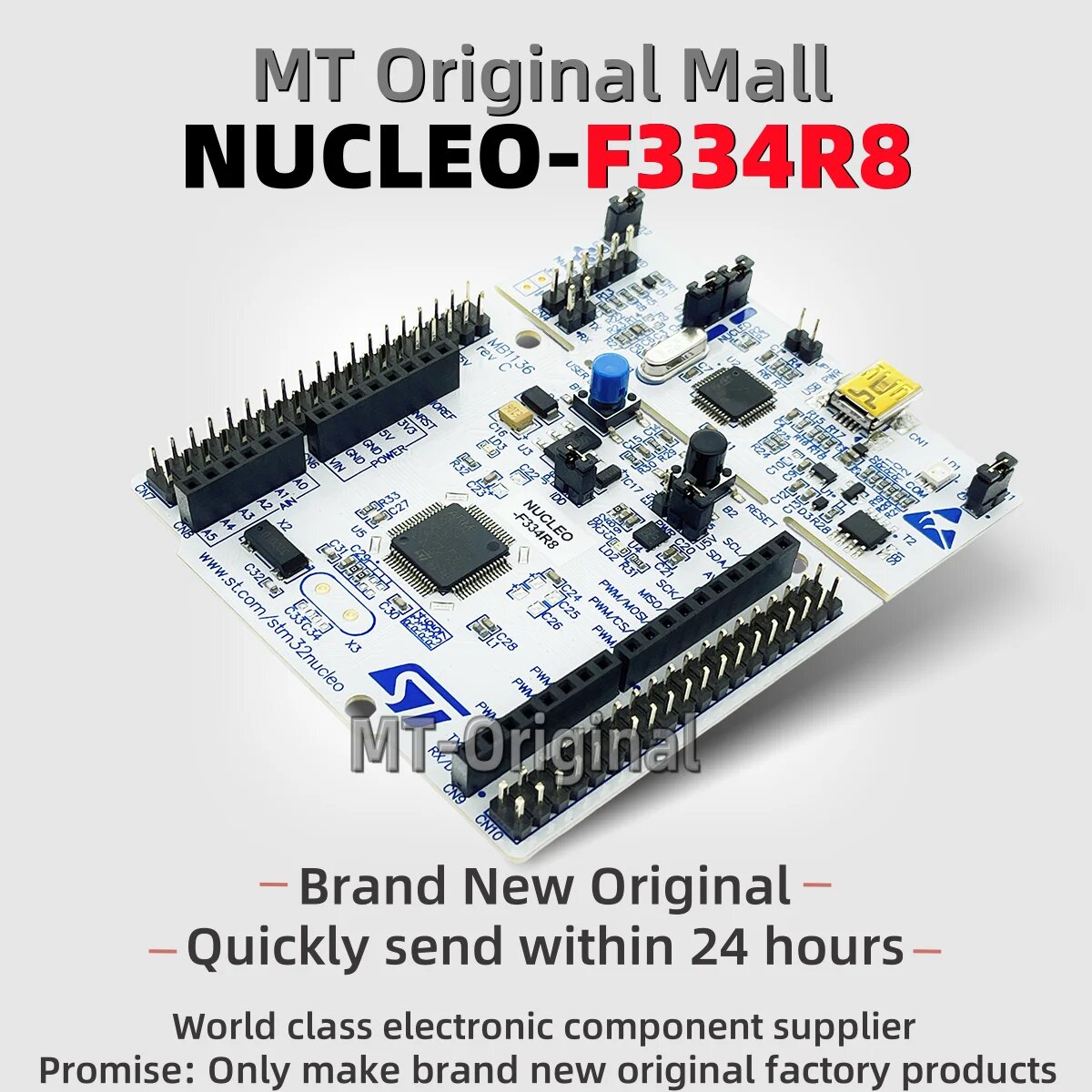 1 шт./лот NUCLEO-F334R8 STM32 Nucleo-64 макетная плата STM32F303RET6 100% новый оригинальный