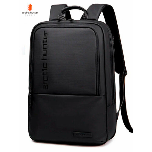Рюкзак мужской городской, черный, повседневный, водонепроницаемый, школьный, для путешествий, для ноутбука, 22 л, Arctic Hunter черный