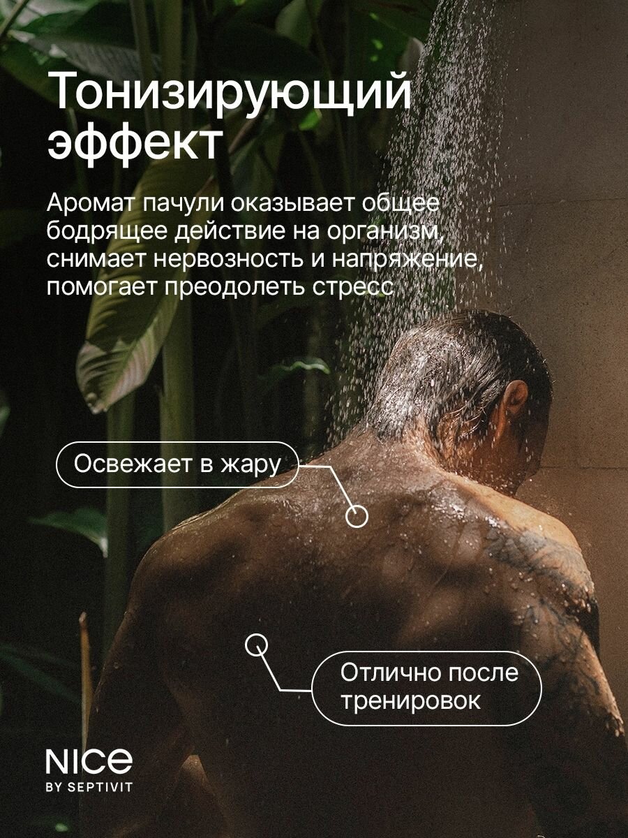 NICE by SEPTIVIT Гель для душа для ежедневного использования NICE by SEPTIVIT муж, 1 л — фото 1
