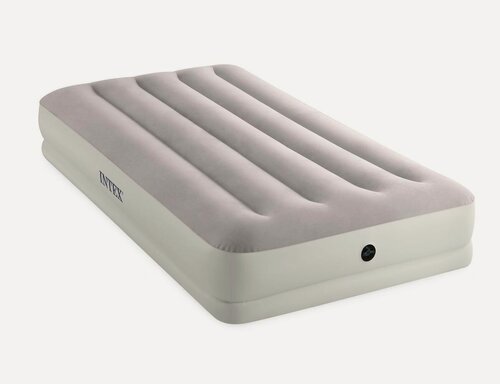 Изображение товара Односпальный надувной матрас средней высоты Интекс Престиж (Intex Prestige Mid-Rise Airbed Twin)), 99х191х30см, с USB-насосом, 64177